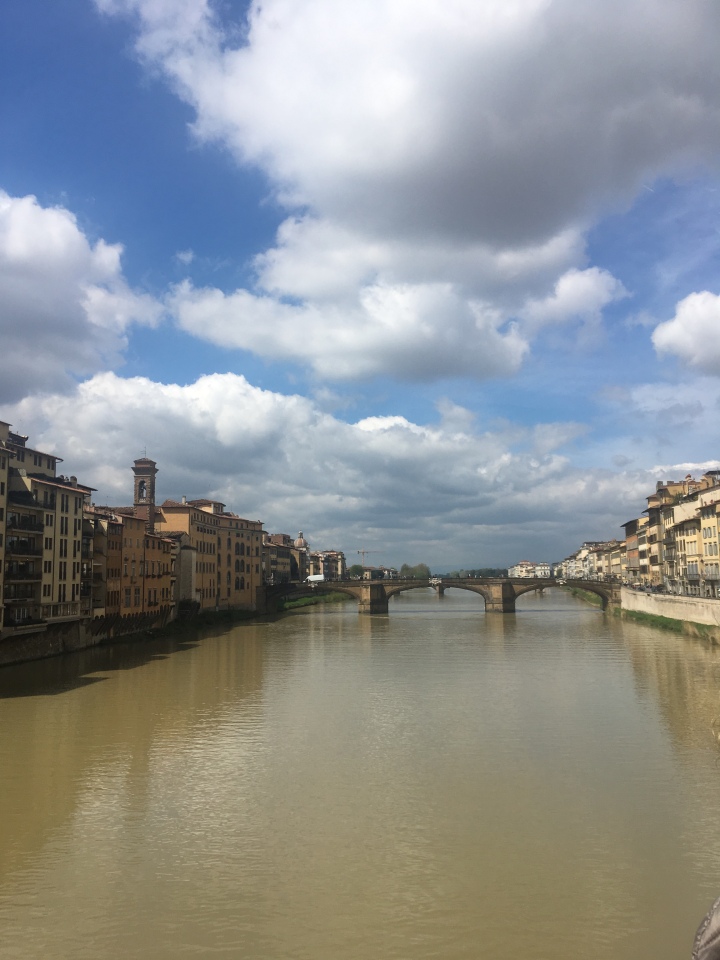 Arno river view from Ponte Vecchio
